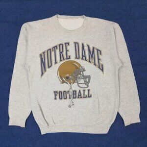 Notre Dame Fighting Irish Football Crewneck Sweatshirt Vintage College shirt
